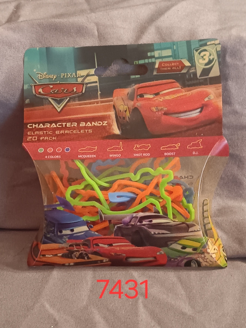 4 Packs Of Character Bandz Elastic Bracelets